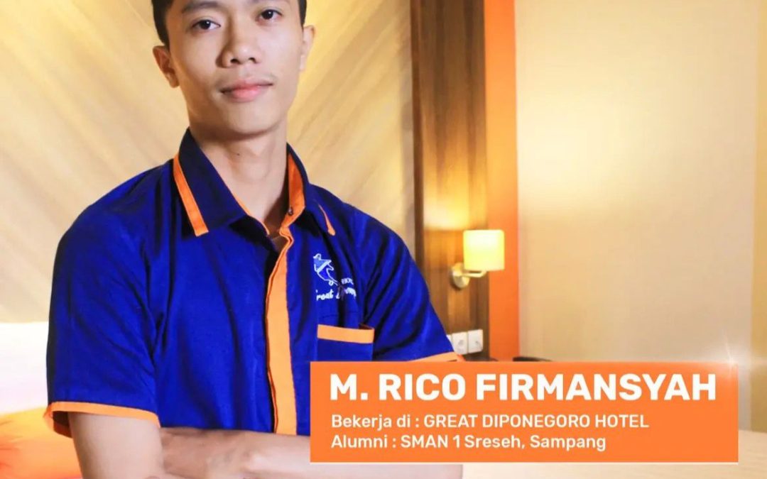Skill yang dicari hotel: M. Rico Firmansyah bekerja di Great Diponegoro Hotel